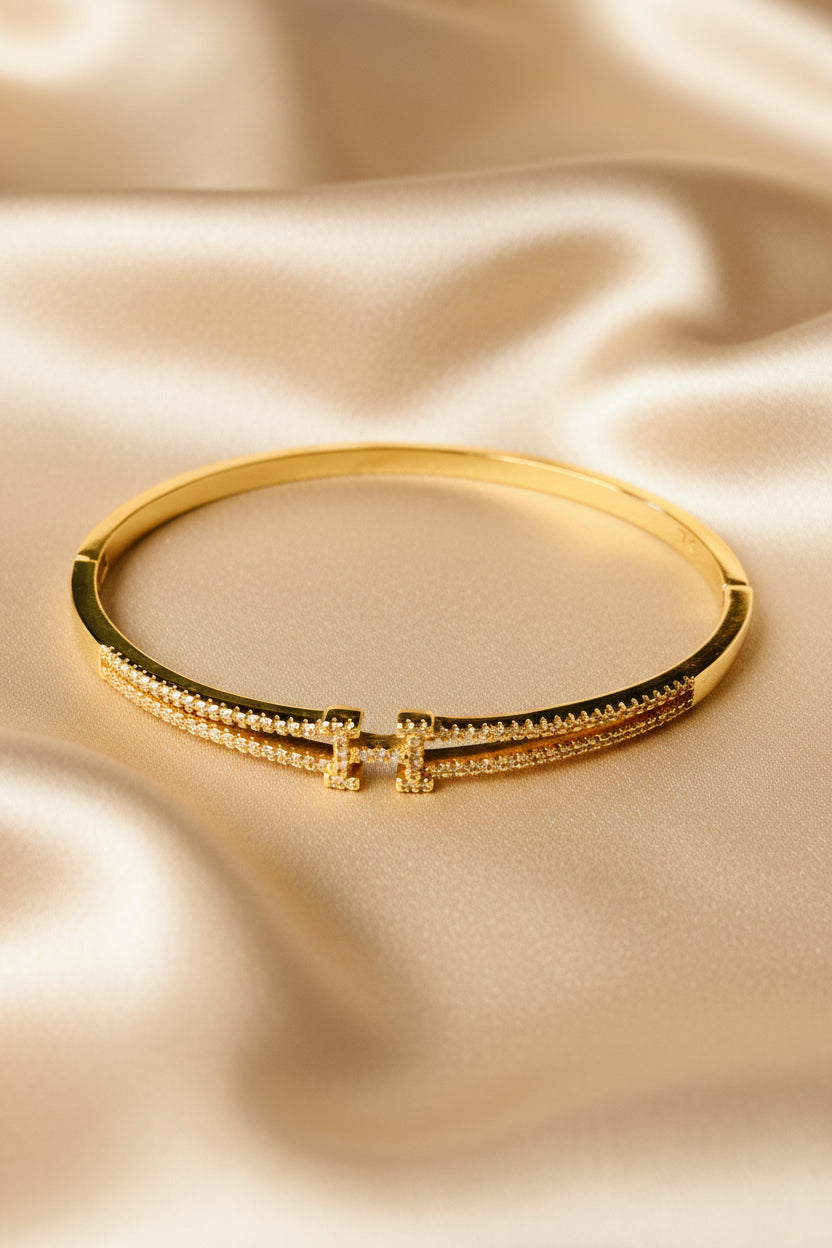 Vergoldetes Armband Estelle