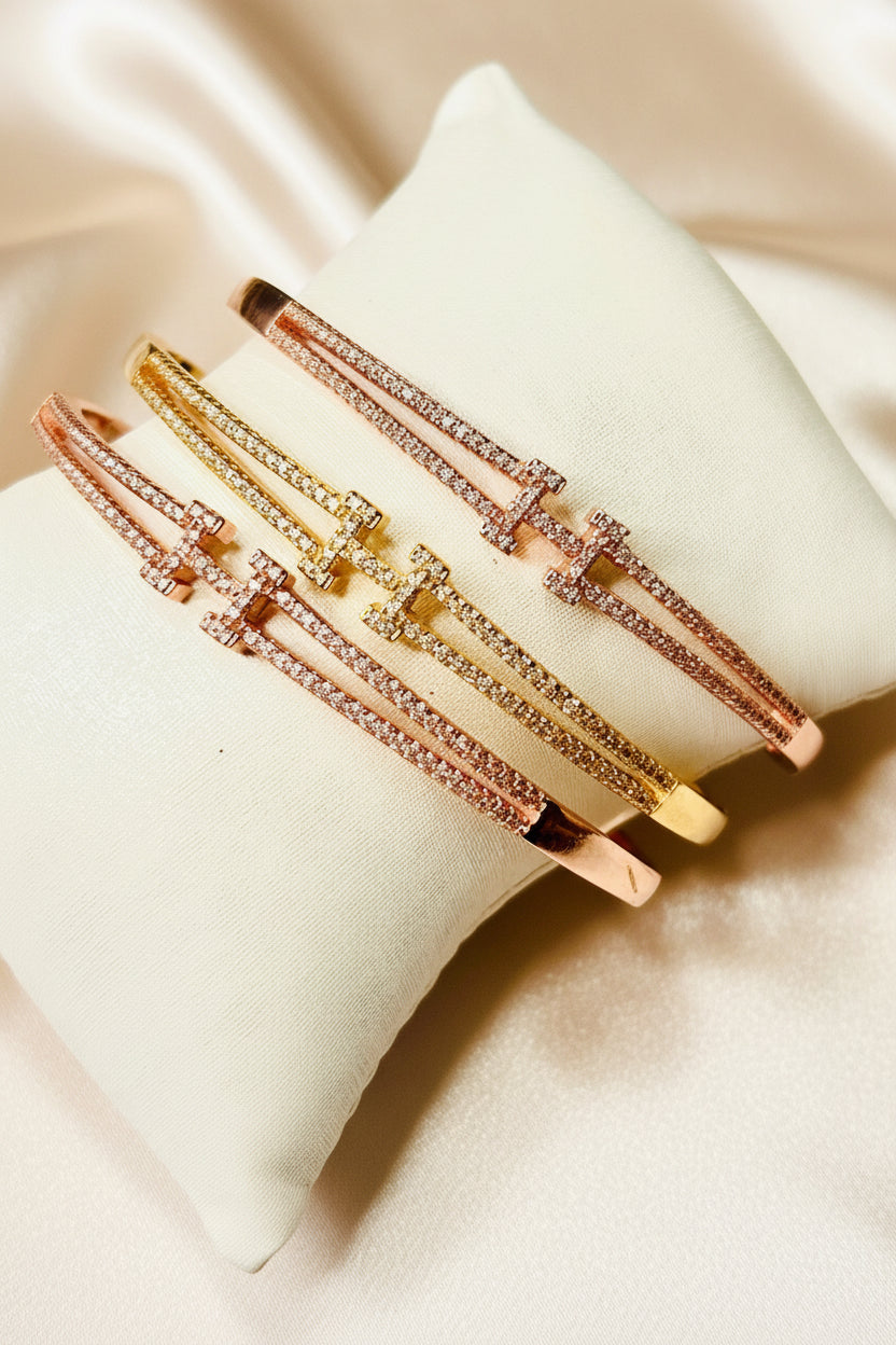Vergoldetes Armband Estelle