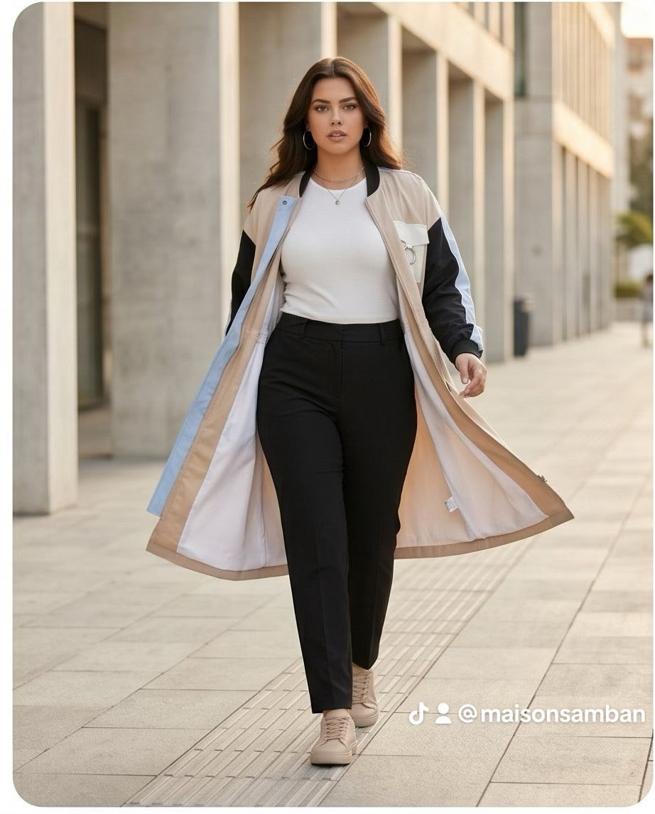 Mehrfarbige Jacke