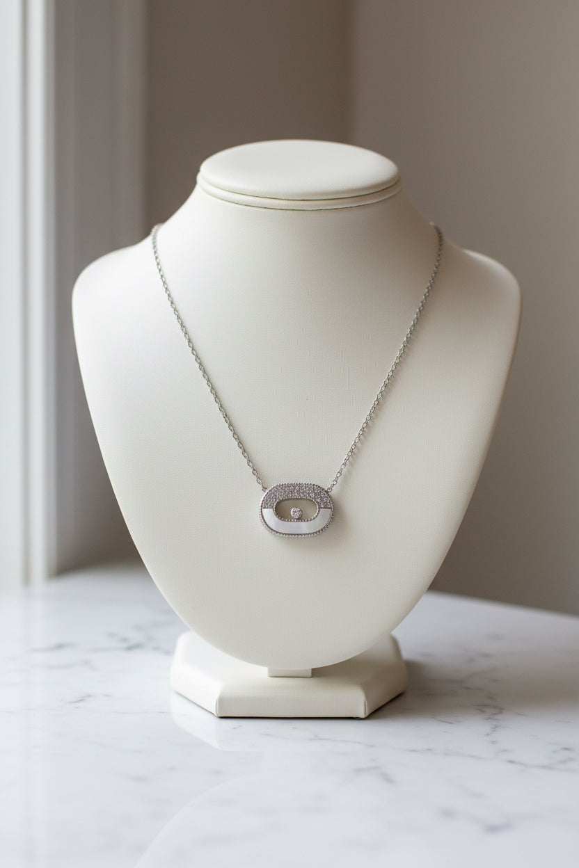 Collier Isabel -Argenté