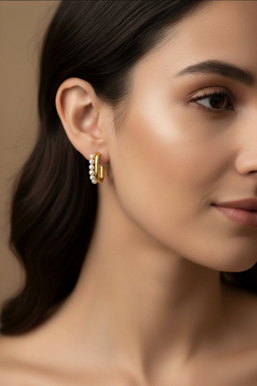 Boucles d’oreilles Poline - couleur Or